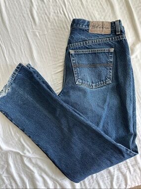 Vintage Express Baggy Jeans - Dark Blue
